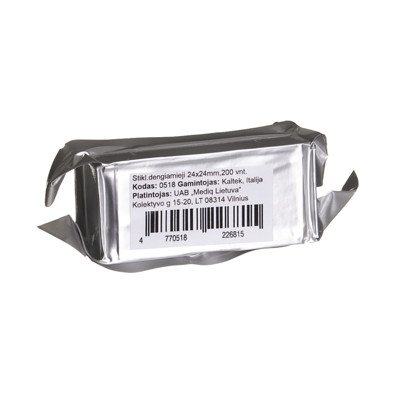 KALTEK, dengiamieji stikleliai, 0518, 200 vnt., 24 x 24 mm