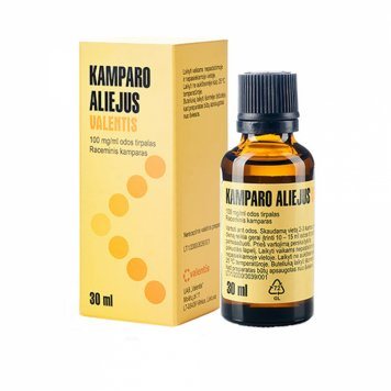 KAMPARO aliejus Valentis 100 mg/ml odos tirpalas N1, 30 ml