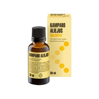 KAMPARO ALIEJUS VALENTIS, odos tirpalas, N1, 30 ml