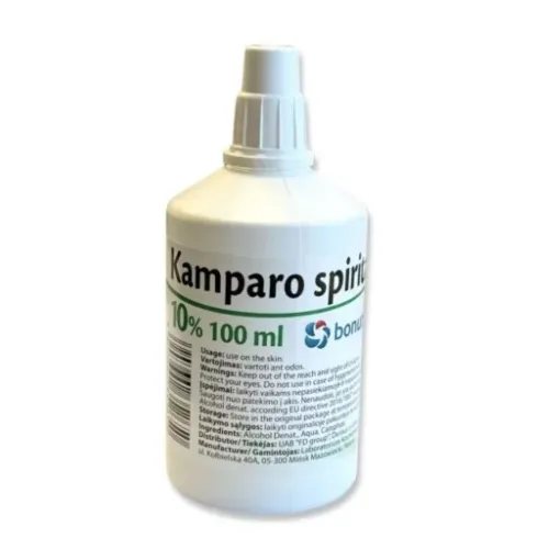 Kamparo spiritas 10%, 100 ml