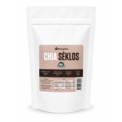 KANAPŪKIS Chia sėklos, 200 g