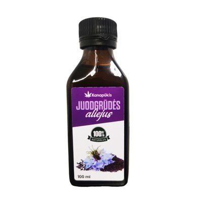 KANAPŪKIS Juodgrūdės aliejus, 100 ml