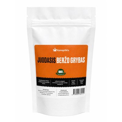 KANAPŪKIS Juodojo beržo grybas (čaga) ., 20 g