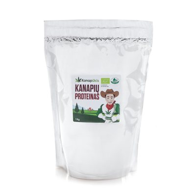 KANAPŪKIS Kanapių proteinas - baltymai, 1 kg