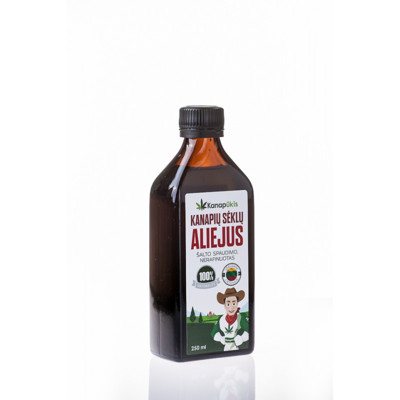 KANAPŪKIS Kanapių sėklų aliejus, 250 ml