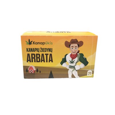 KANAPŪKIS Kanapių žiedynų arbata, 30 g., 20 vnt