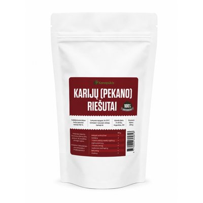 KANAPŪKIS Karijų (pekano) riešutai ., 200 g