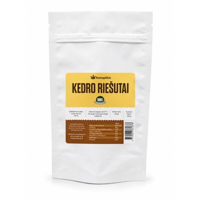 KANAPŪKIS Kedro riešutai ., 200 g