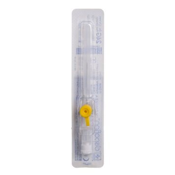 KATETERIS intraveninis DISPOFLON x 19 mm (geltonas) N1, 24 g