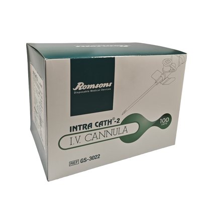 Kateteris, intraveninis, rožinis, 100 vnt., 20 g
