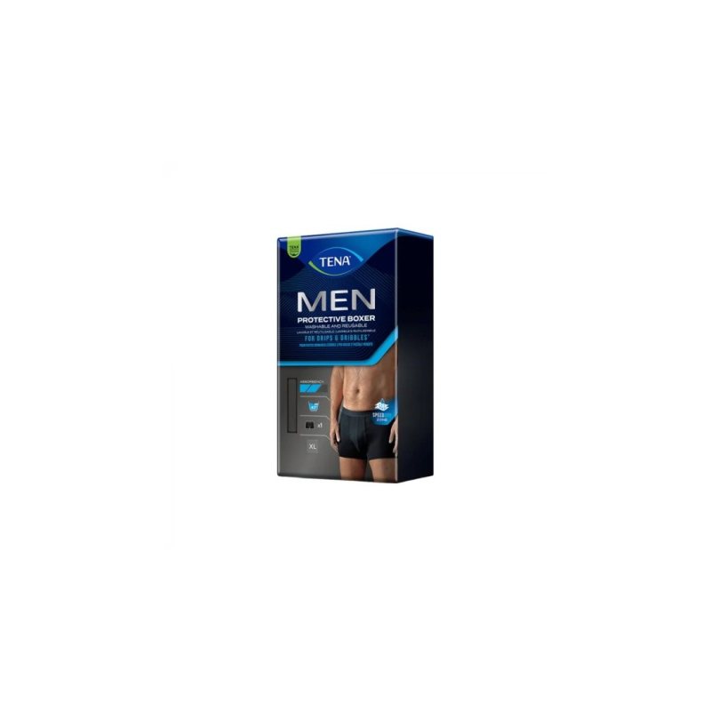 Kelnaitės TENA Men Protective Boxer Black XL N1