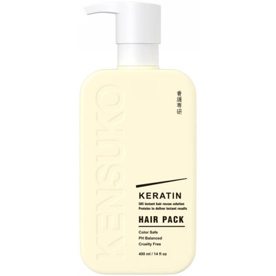 Kensuko Kaukė Keratin Hair Pack KEN196097, sausiems, pažeistiems plaukams, 400 ml