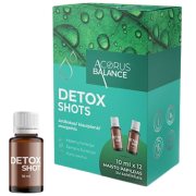 Kepenims, žarnynui ACORUS BALANCE DETOX SHOTS, po 10 ml, 12 vnt