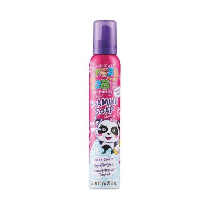 KIDS STUFF rožinės putos žaidimams vonioje CRAZY FOAM PINK SOAP, 225 ml