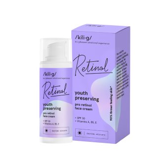 KILIG veido kremas su proretinoliu RETINOL, SPF 30, 50 ml