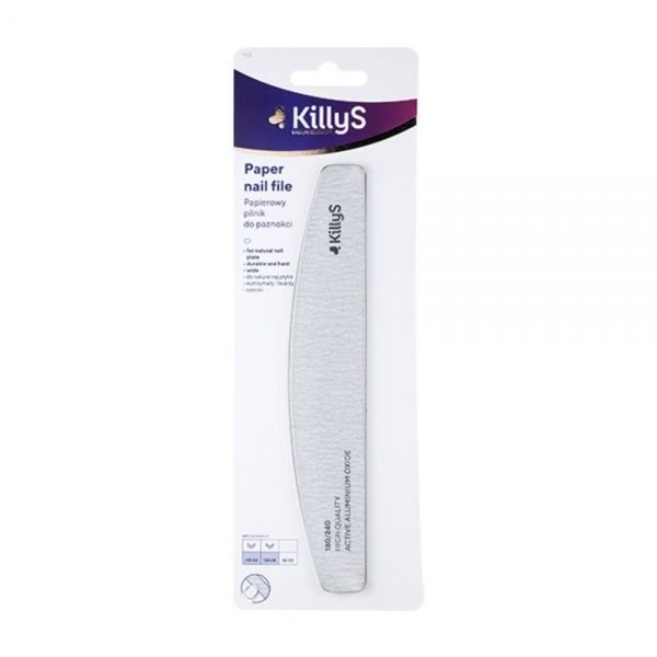 KILLYS akrilinių ir natūralių nagų dildė 240/180, 1 vnt