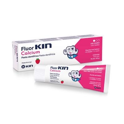 KIN Fluor Calcium dantų pasta, 75 ml