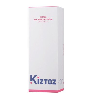 KIZTOZ THE MILD SUN LOTION, apsauga nuo saulės visai šeimai, SPF50+/PA++++, 80 ml