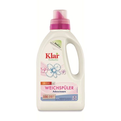 Klar EcoSensitive Ekologiškas audinių minkštiklis (bekvapis, natūralus, koncentruotas), 750 ml