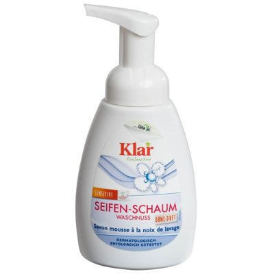 Klar EcoSensitive Ekologiškas muilo riešuto putų muilas, 240 ml