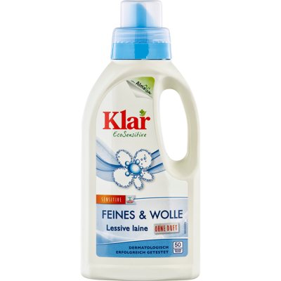 Klar EcoSensitive Skalbiklis ploniems audiniams, šilkui ir vilnai (labai koncentruotas), 500 ml