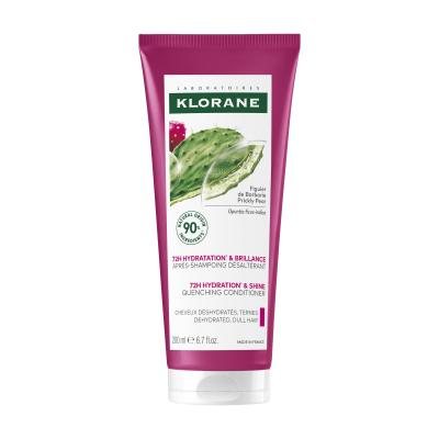 KLORANE 72 VAL. DRĖKINANTIS IR BLIZGESĮ suteikiantis apsauginis kondicionierius SU OPUNTIJA (Prickly Pear), 200 ml