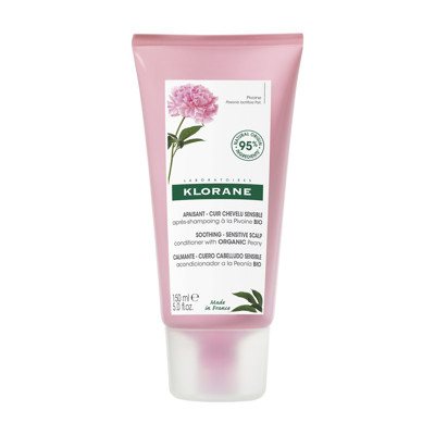 KLORANE, balzamas sudirgusiai galvos odai su bijūnais, 150 ml