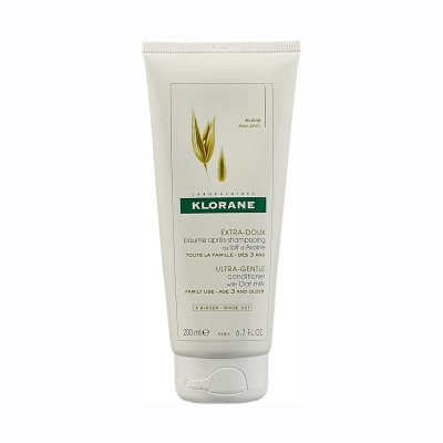 KLORANE balzamas visų tipų plaukams su avižų pieneliu Oat, 200 ml