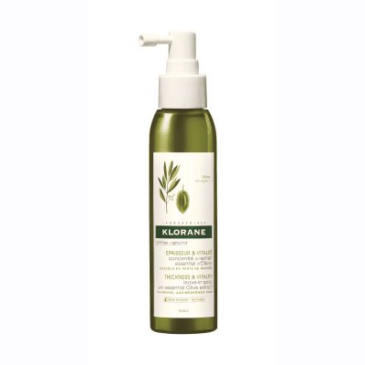 KLORANE nenuplaunamas purškiamas fluidas gyvybingumą praradusiems plaukams su alyvuogių ekstraktu Olive, 125 ml