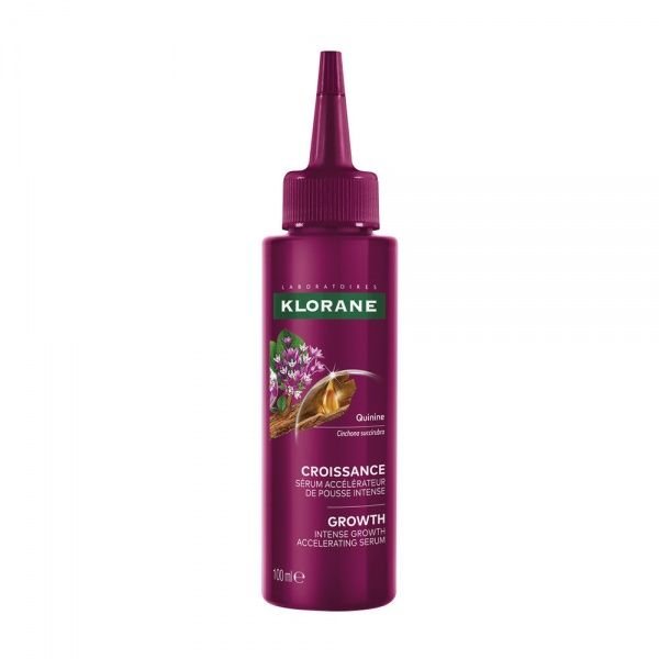 KLORANE plaukų serumas su chininu GROWTH, 100 ml