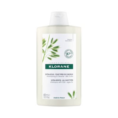 KLORANE šampūnas su avižų pieneliu visai šeimai OAT MILK, 400 ml