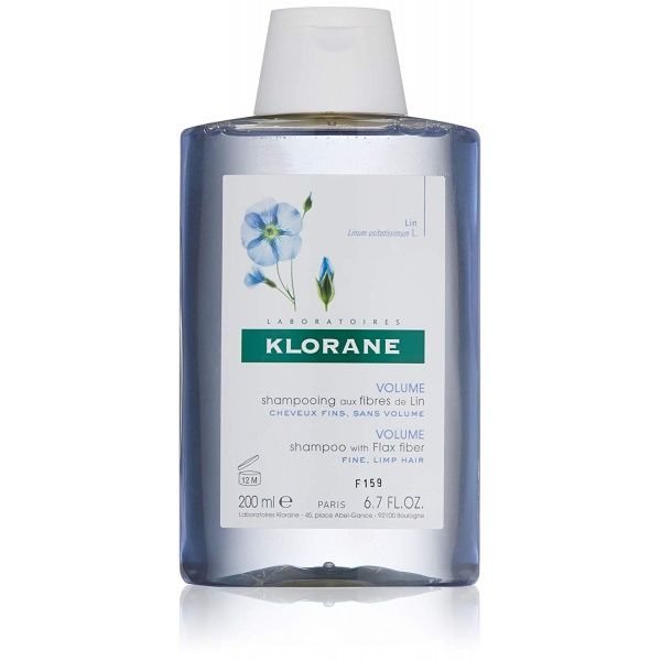 KLORANE šampūnas su linų pluošto ekstraktu, 200 ml