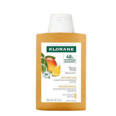 KLORANE šampūnas su mango sviestu Mango, 200 ml