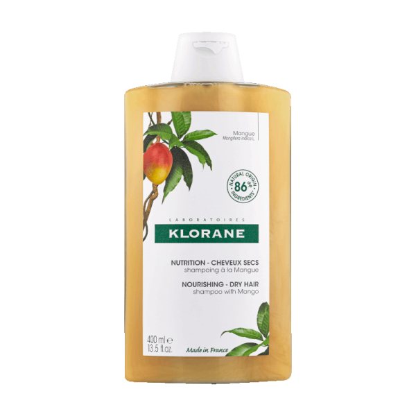 KLORANE šampūnas su mango sviestu Mango, 400 ml