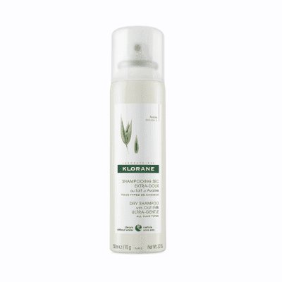 KLORANE sausas šampūnas visų tipų plaukams su avižų pieneliu Dry shampoo OAT, 150 ml