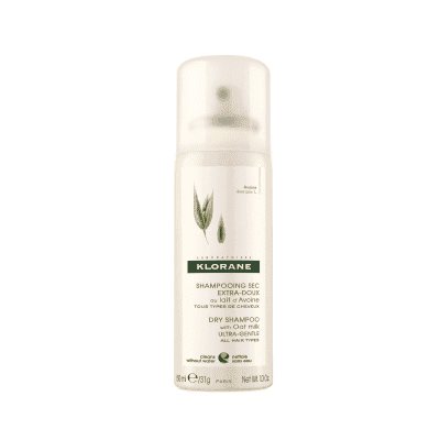 KLORANE sausas šampūnas visų tipų plaukams su avižų pieneliu Dry shampoo OAT, 50 ml