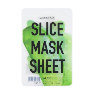 KOCOSTAR drėkinamoji veido kaukė SLICE ALOE VERA, 15 ml