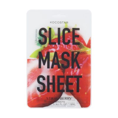 KOCOSTAR skaistinamoji veido kaukė SLICE STRAWBERRY, 15 ml