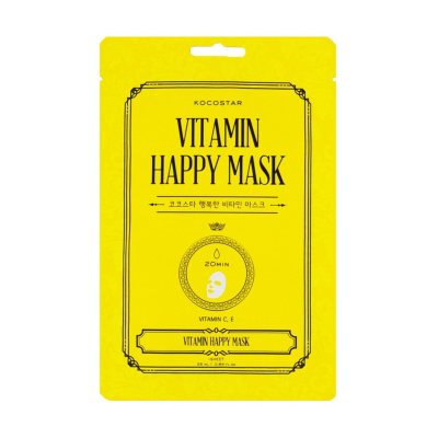 KOCOSTAR skaistinanti veido kaukė HAPPY MASK, 25 ml