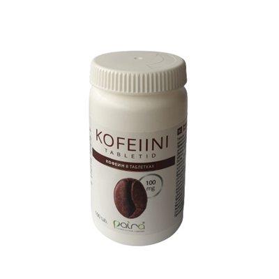 KOFEIN PAIRA, 100mg, 100 tablečių