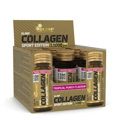 Kolagenas Olimp Collagen Shot Tropinių Vaisių, 9 x 25 ml