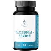 Kompleksas miegui GAMTOS NAMAI RELAX COMPLEX + MELATONIN, 90 kaps.