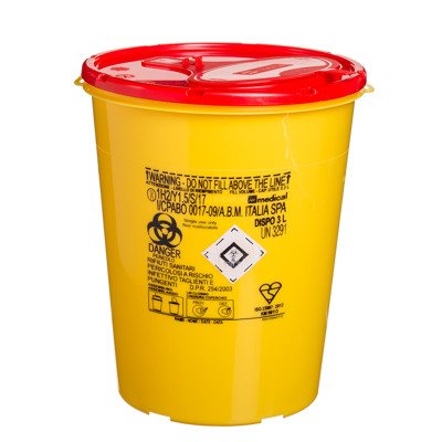 Konteineris aštrioms, pavojingoms atliekoms, 3 l