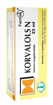 KORVALOLS N geriamieji lašai, 25 ml