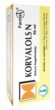 KORVALOLS N skystis, 90 ml