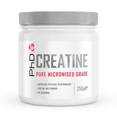 Kreatinas PhD Micronised Creatine milteliai, 250 g