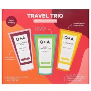 Kūno priežiūros priemonių rinkinys Q+A TRAVEL TRIO, ., 3 x 50 ml