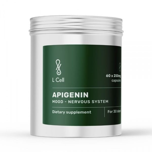 L CELL maisto papildas APIGENINAS 250 mg, 60 kaps.