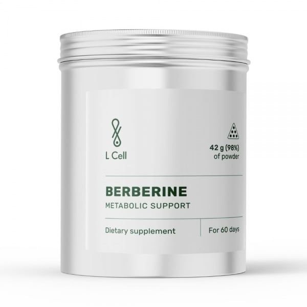 L CELL maisto papildas milteliais BERBERINAS, 42 g