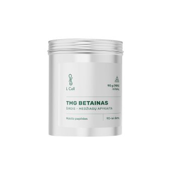 L CELL TMG Betainas, milteliai, 90 g